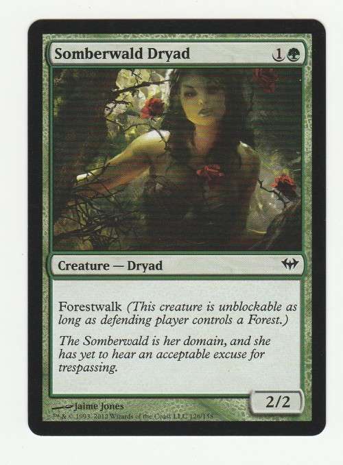 Magic the Gathering 1993-2012 (NM) - Somberwald Dryad - Dark Ascension