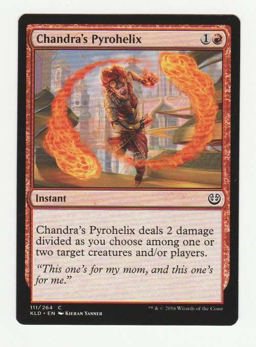 Magic the Gathering 2016 - Chandra`s Pyrohelix - Kaladesh