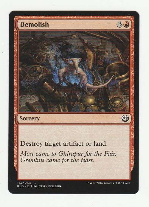 Magic the Gathering 2016 - Demolish - Kaladesh
