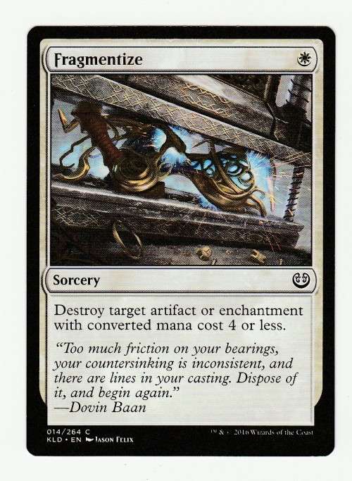 Magic the Gathering 2016 - Fragmentize - Kaladesh
