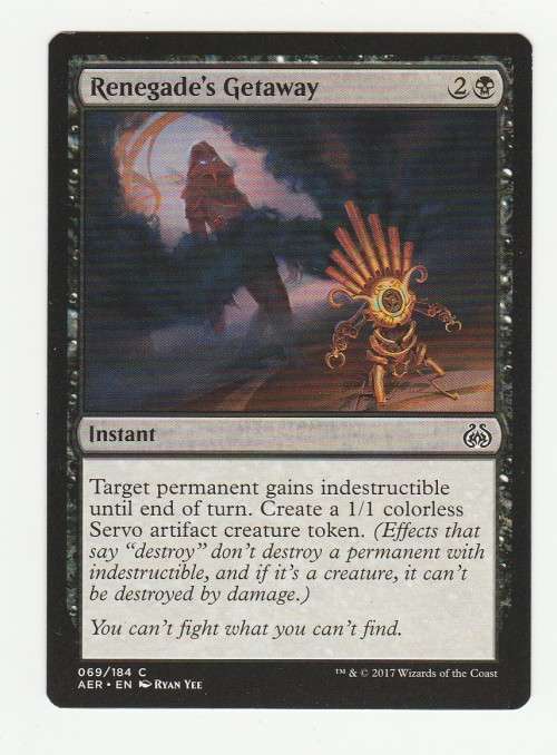 Magic the Gathering 2016 - Renegade`s Getaway - Kaladesh