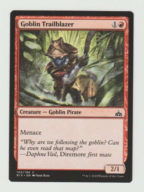 Magic the Gathering 2018 (NM) - Goblin Trailblazer - Common - Rivals of Ixalan