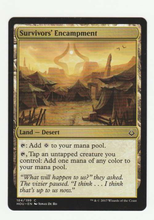 Magic the Gathering 2017 (NM) - Survivors` Encampment - Hour of Devastation