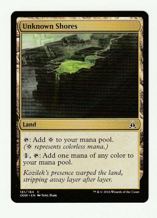 Magic the Gathering 2016 (NM) - Unknown Shores - Common - Oath of the Gatewatch