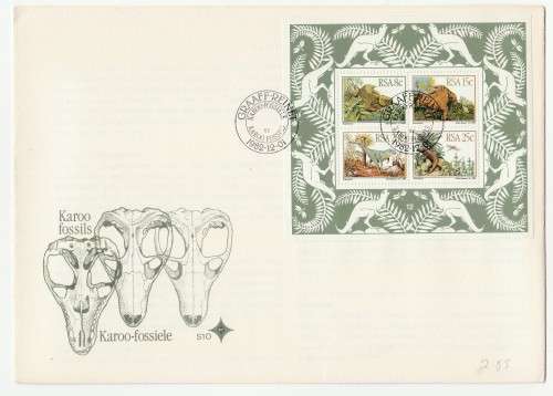 1982 RSA Karoo Fossils FDC S10