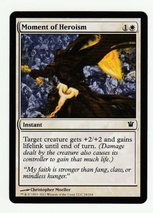 Magic the Gathering 1993-2011 - Moment of Heroismt - Common - Innistrad