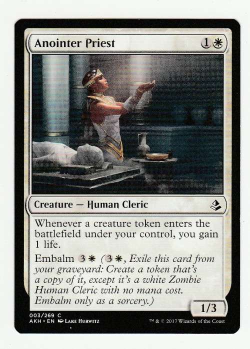 Magic the Gathering 2017 - Anointer Priest - Common - Amonkhet