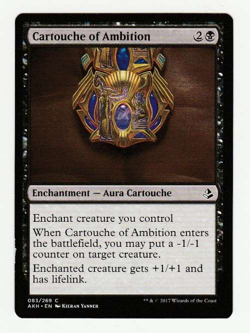 Magic the Gathering 2017 - Cartouche Of Ambition - Common - Amonkhet