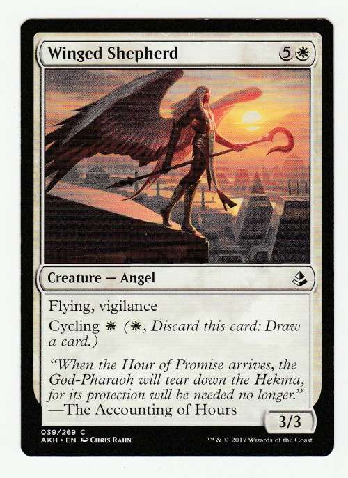 Magic the Gathering 2017 - Winged Shepherd - Common - Amonkhet
