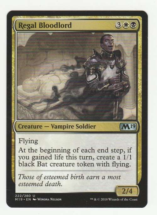 Magic the Gathering 2018 - Regal Bloodhound - Uncommon - Core Set 2019