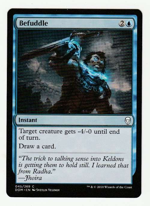 Magic the Gathering 2018 - Befuddle - common - Dominaria