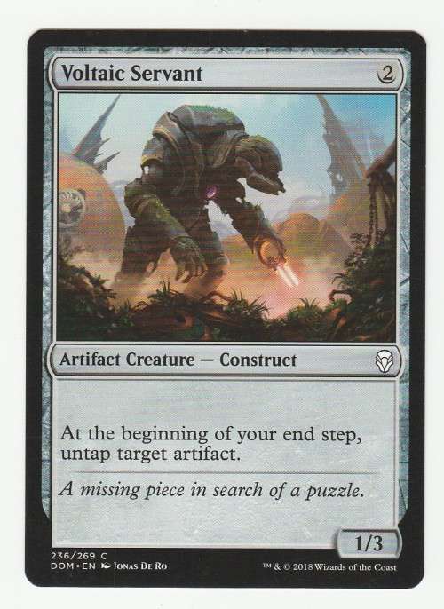 Magic the Gathering 2018 - Voltaic Servant - Common - Dominaria