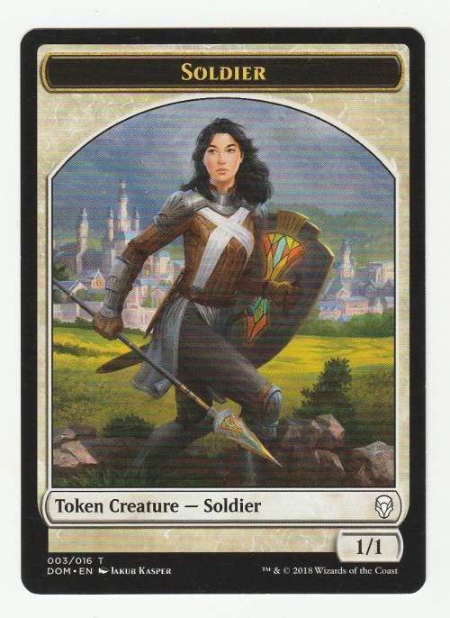 Magic the Gathering 2018 - Soldier - Token Creature 003/016 - Dominaria