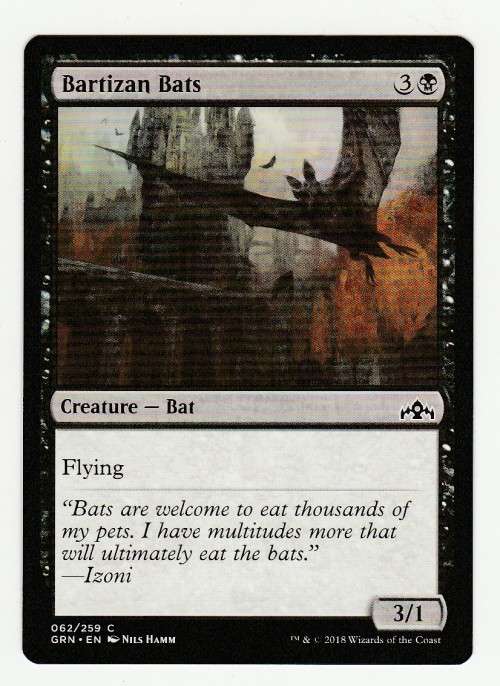 Magic the Gathering 2018 - Bartizan Bats - Common - Guilds of Ravnica