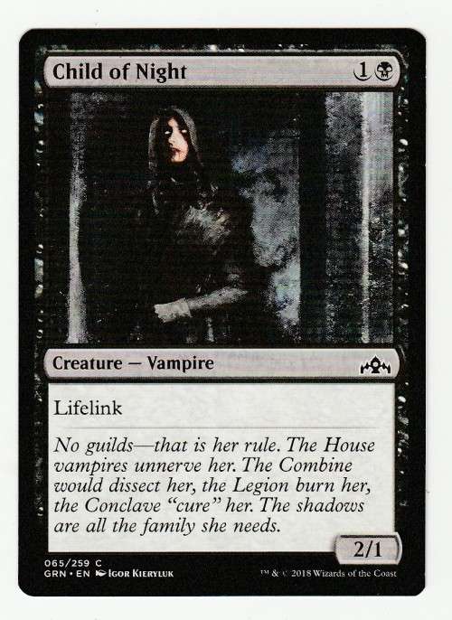 Magic the Gathering 2018 - Child of Night - Common - Guilds of Ravnica