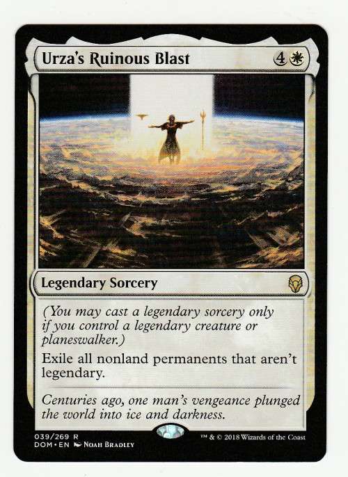 Magic the Gathering 2018 - Urza`s Ruinous Blast - Rare - Dominaria