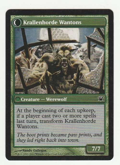 Magic the Gathering 1993-2011 - Grizzled Outcasts/Krallenhorde Wantons - Common - Innistrad