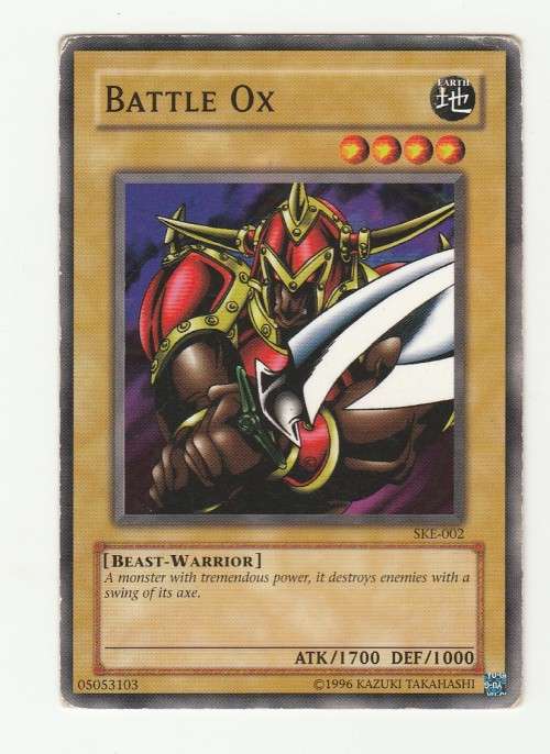 Yu-Gi-Oh! - Battle Ox - Starter Deck Kaiba Evolution (SKE-002) - Common