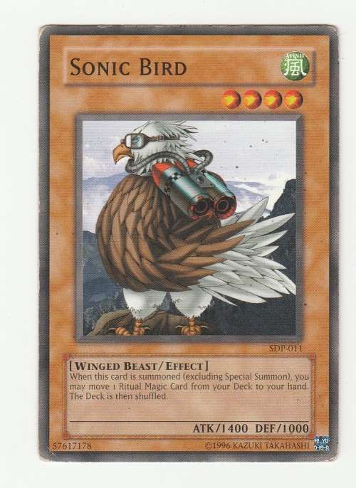Yu-Gi-Oh! - Sonic Bird - Starter Deck Pegasus (SDP-011) - Common