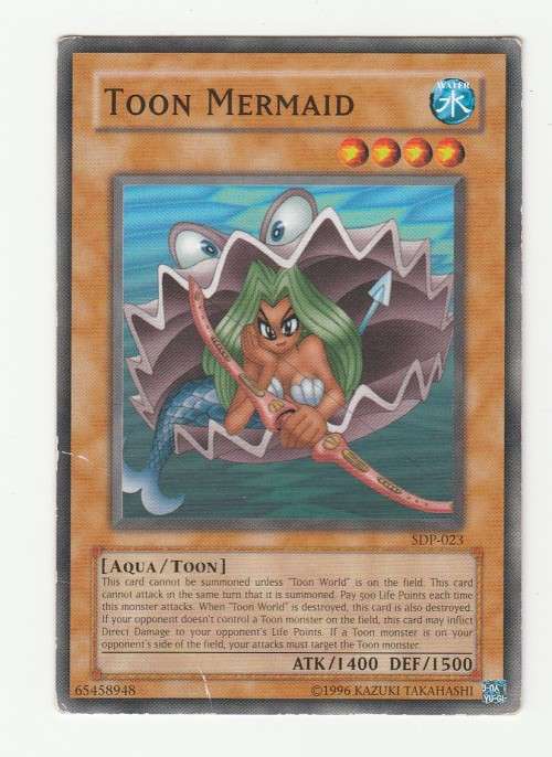 Yu-Gi-Oh! - Toon Mermaid - Starter Deck Pegasus (SDP-023) - Common