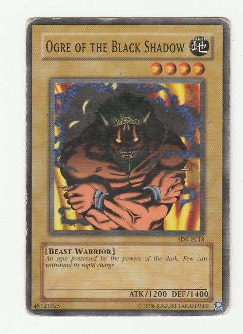 Yu-Gi-Oh! - Ogre of the Black Shadow - Starter Deck Kaiba (SDK-E018) - Common
