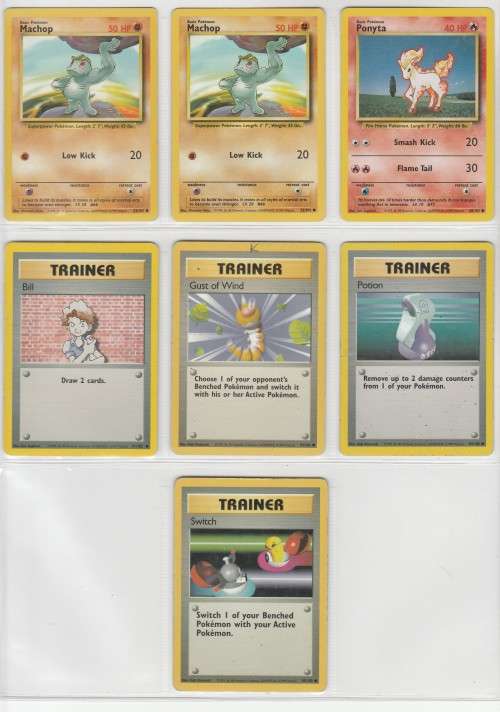 1995, 96, 98 Nintendo Creatures GAMEFREAK Pokemon - Gen I Base Set - 43 Random Cards Set 3