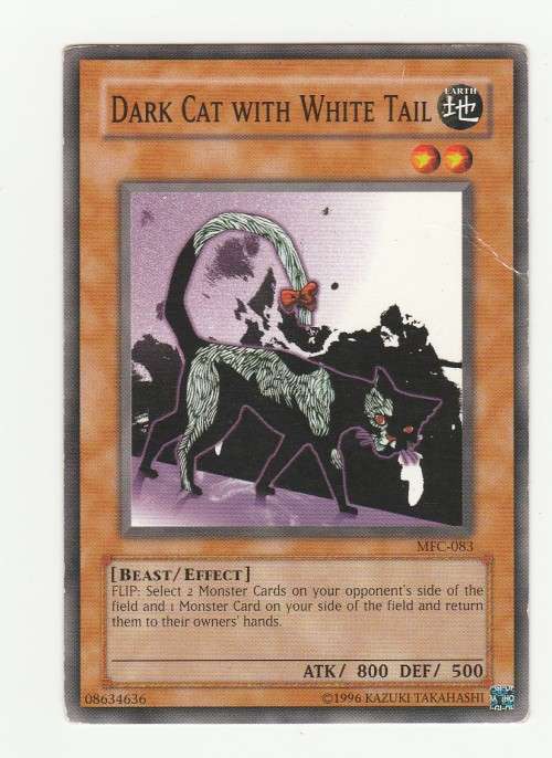 Yu-Gi-Oh! - Dark Cat with White Tail - Magician`s Force (MFC-083) - Common