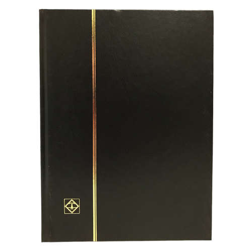 Lighthouse - Black 16 Page / 32 Side (White) Stockbook