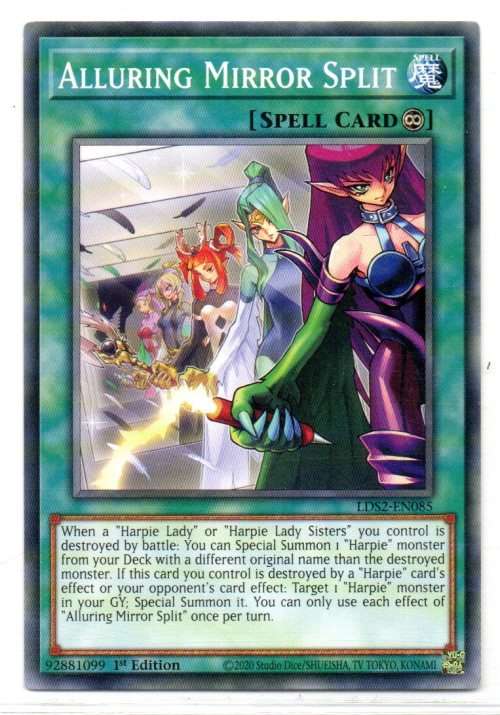 Yu-Gi-Oh! - Alluring Mirror Split - 1st Ed/Common - Legendary Duelists: Season 2 (LDS2-EN085)