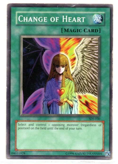 Yu-Gi-Oh! - Change of Heart - Common - Starter Deck: Joey (SDJ-030)