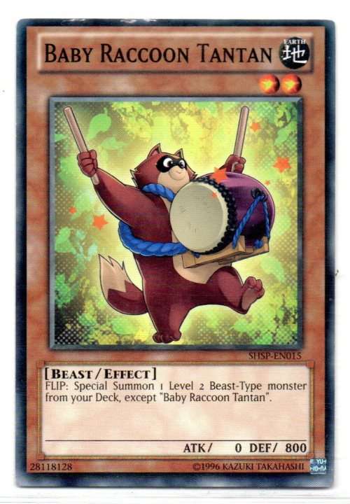 Yu-Gi-Oh! - Baby Raccoon Tantan - Common - Shadow Specters (SHSP-EN015)