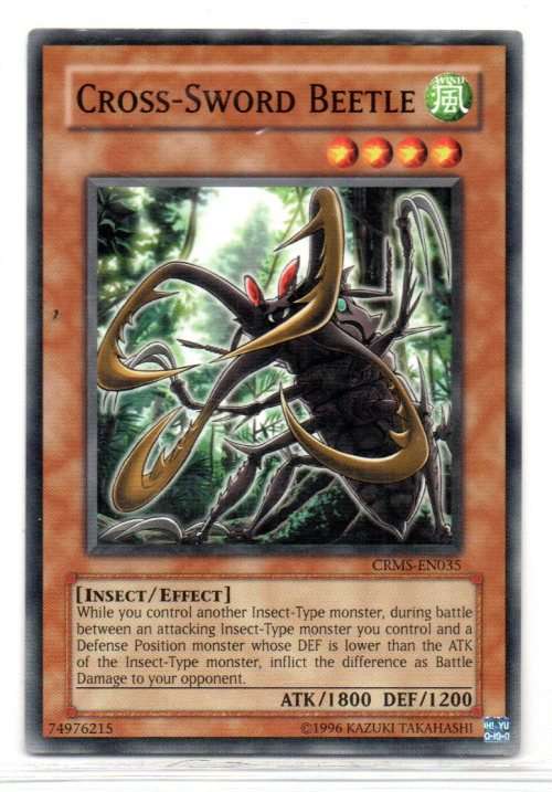 Yu-Gi-Oh! - Cross-Sword Beetle - Common - Crimson Crisis (CRMS-EN035)