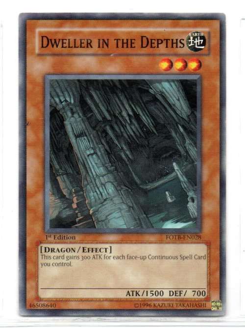 Yu-Gi-Oh! - Dweller in the Depths - 1st Ed/Common - Force of the Breaker (FOTB-EN028)