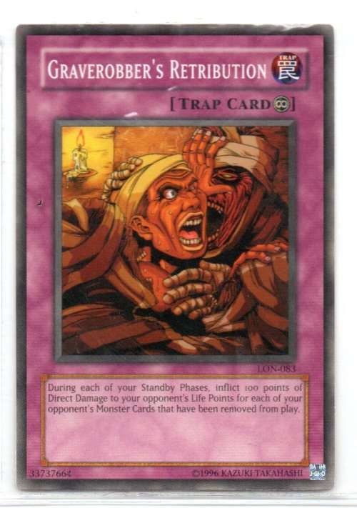 Yu-Gi-Oh! - Graverobber`s Retribution - Common - Labyrinth of Nightmare (LON-083)
