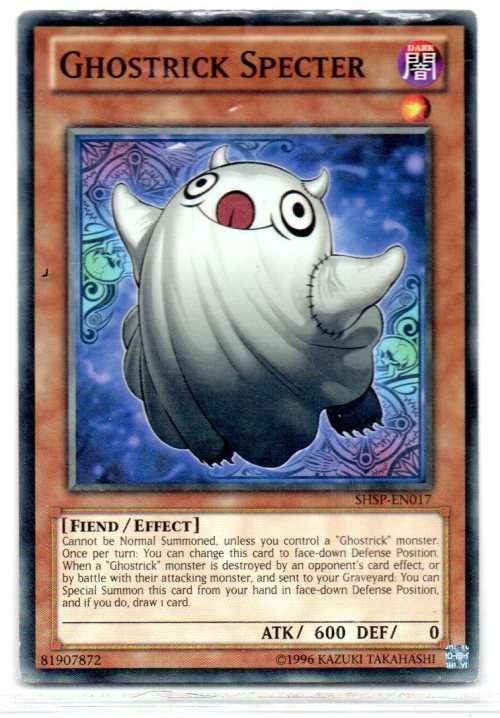 Yu-Gi-Oh! - Ghostrick Specter - Common - Shadow Specters (SHSP-EN017)