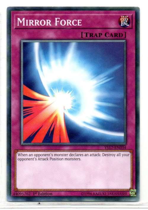 Yu-Gi-Oh! - Mirror Force - 1st Ed/Common - Starter Deck: Link Strike (YS17-EN034)