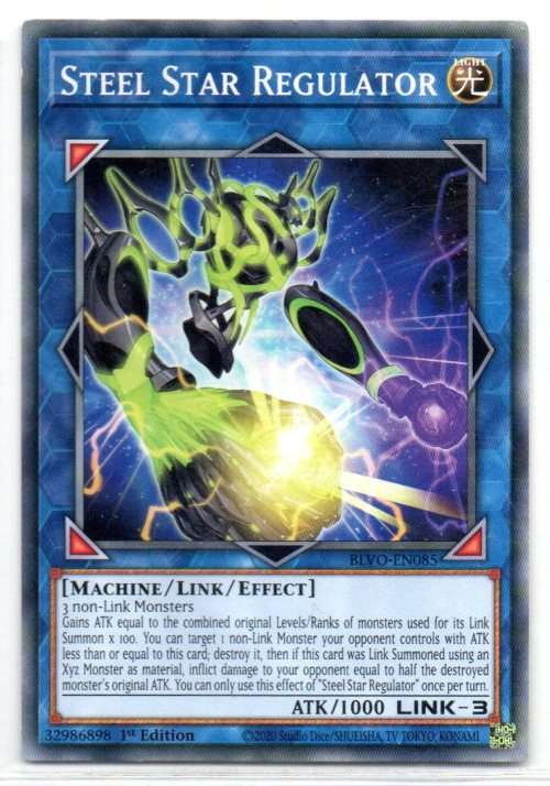 Yu-Gi-Oh! -Steel Star Regulator - 1st Ed/Common - Blazing Vortex (BLVO-EN085)