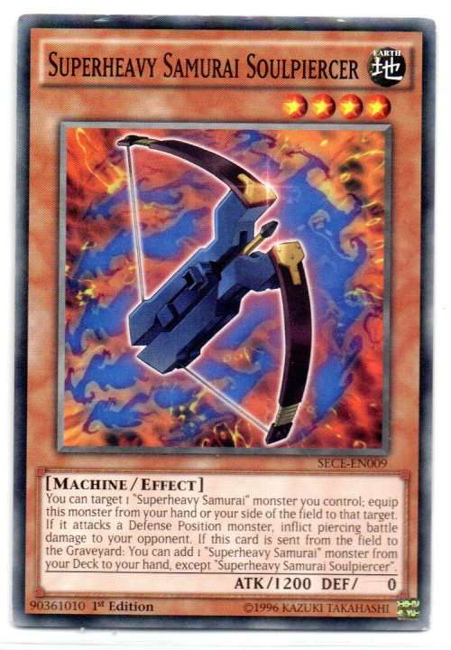 Yu-Gi-Oh! - Superheavy Samurai Soulpiercer - 1st Ed/Common - Secrets of Eternity (SECE-EN009)