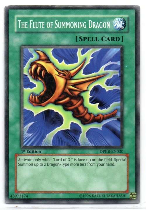 Yu-Gi-Oh! - The Flute of Summoning Dragon - 1st Ed/Common - Duelist Pack: Kaiba (DPKB-EN030)