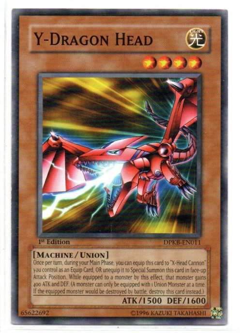 Yu-Gi-Oh! - Y-Dragon Head - 1st Ed/Common - Duelist Pack: Kaiba (DPKB-EN011)