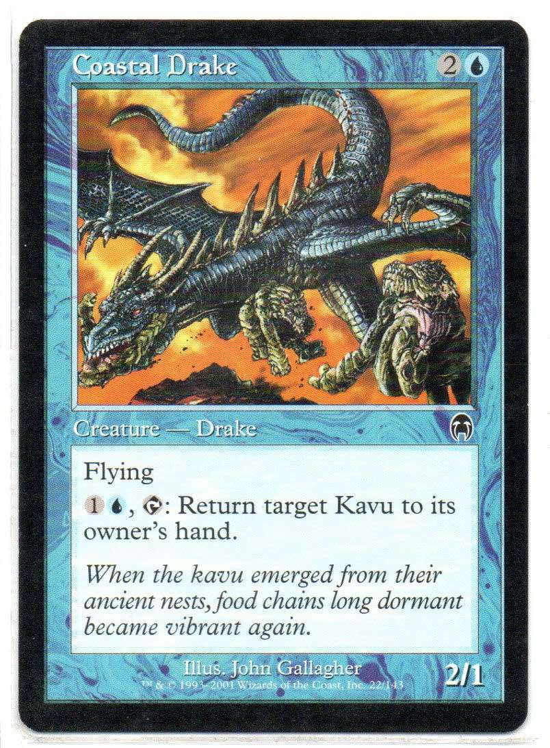 Magic The Gathering 2001 - Coastal Drake - Apocalypse