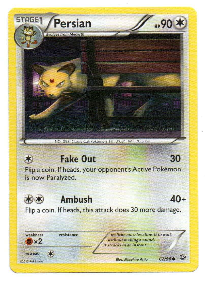 Pokemon TCG: XY-Ancient Origins - Stage 1 Persian 62/98