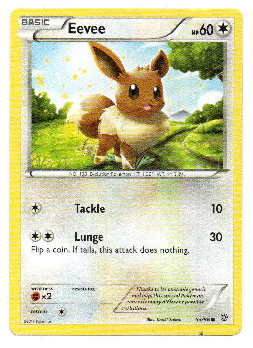Pokemon TCG: XY-Ancient Origins - Basic Eevee 63/98