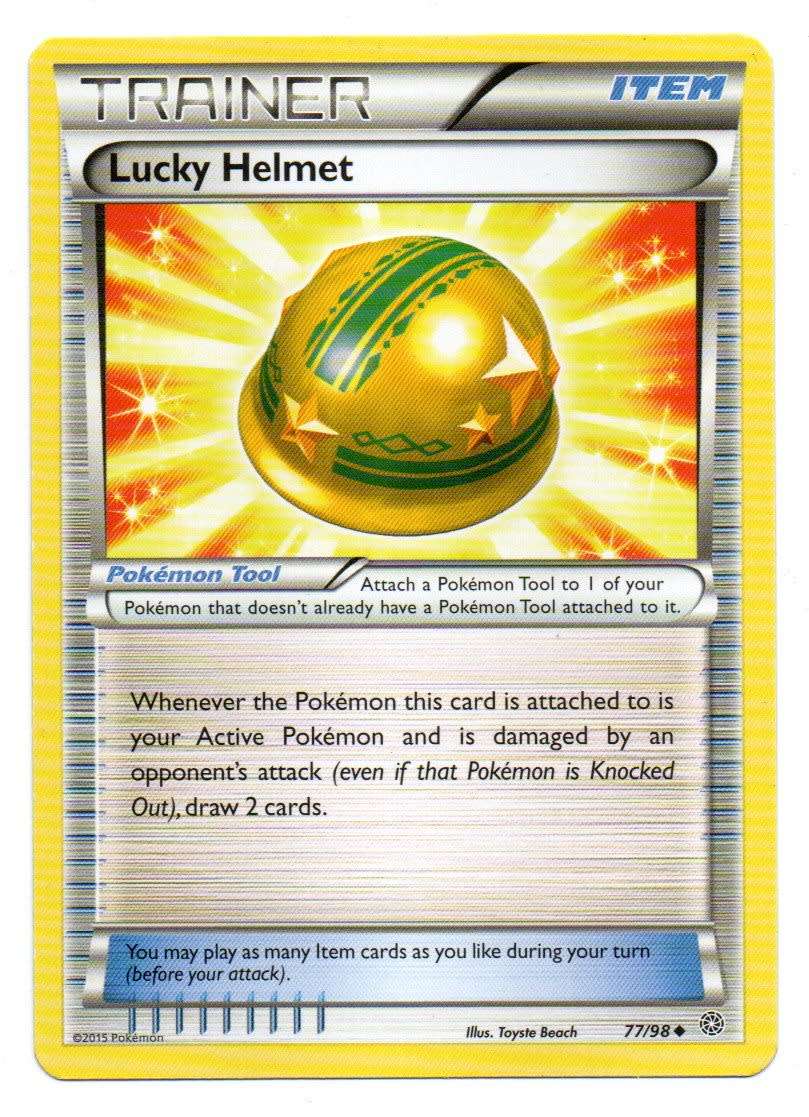 Pokemon TCG: XY-Ancient Origins - Trainer Item Lucky Helmet 77/98