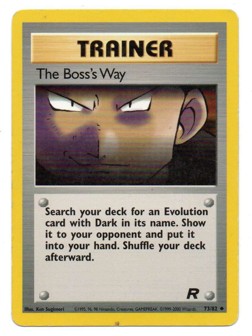 1995, 96, 98 Nintendo, Creatures - Pokemon Trainer The Boss`s Way 73/82