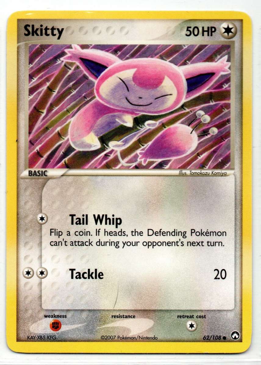 2007 Pokemon/Nintendo - Power Keepers Skitty Common 62/108