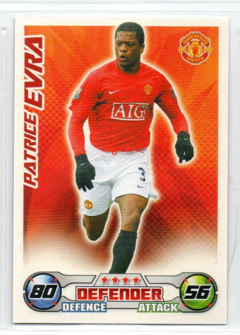 Topps Match Attax PL 2008/2009 - Manchester United - 17 Cards