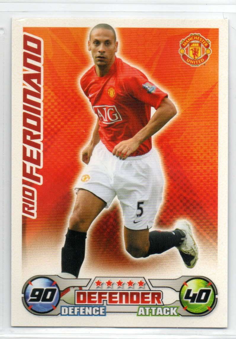Topps Match Attax PL 2008/2009 - Manchester United - 17 Cards
