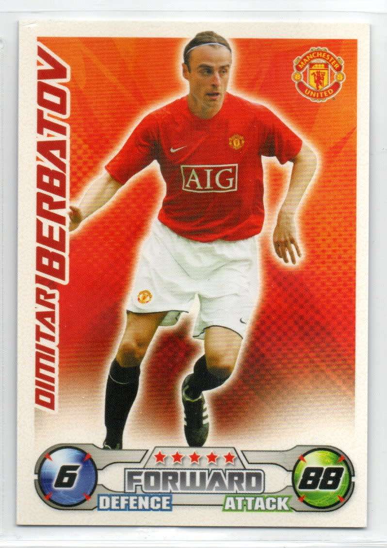 Topps Match Attax PL 2008/2009 - Manchester United - 17 Cards