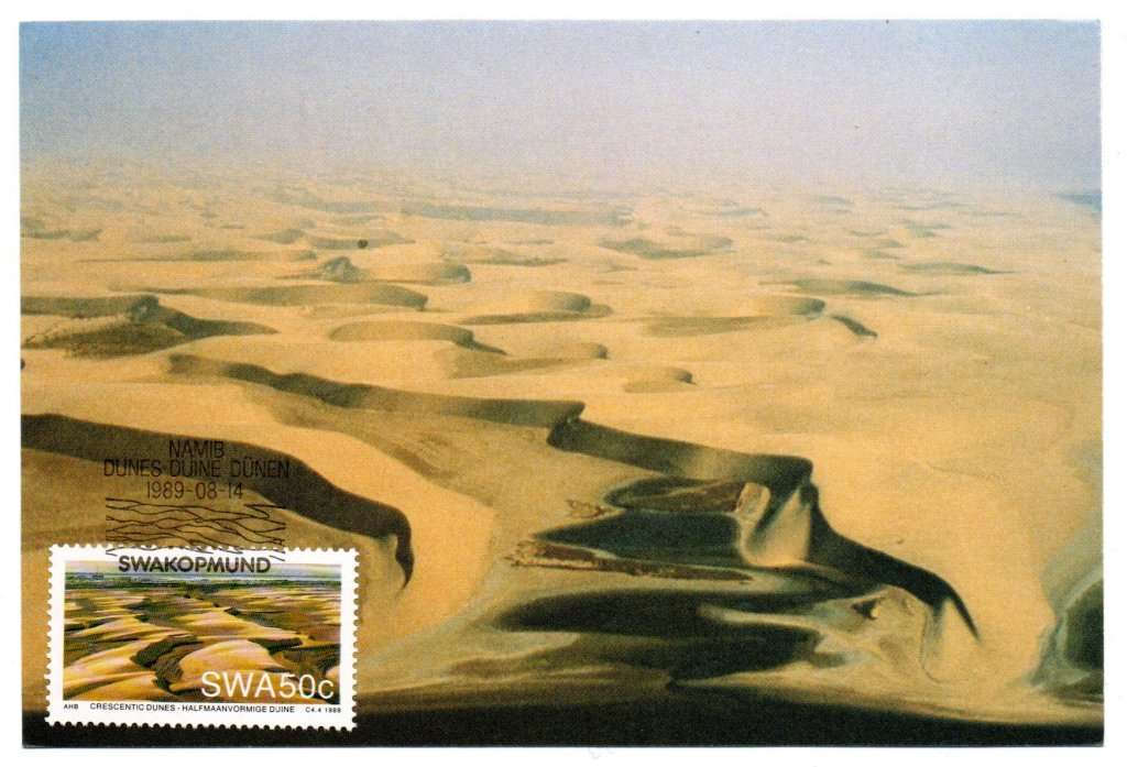 1989 South-West Africa Namib Dunes Postcard #86- 89 Set